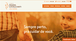 Desktop Screenshot of clinicapedrocavalcanti.com.br